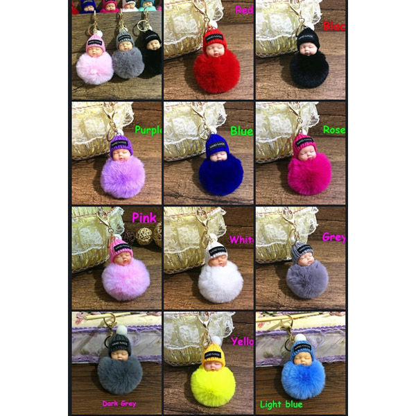 fluffy ketchain many colors